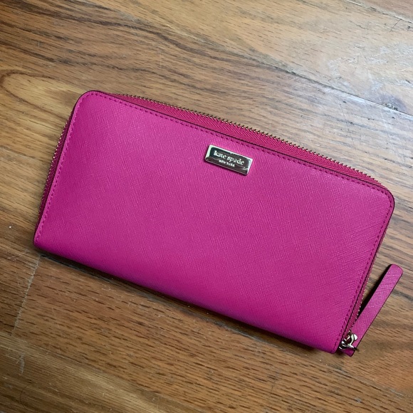 kate spade Handbags - SOLD❤️Kate Spade Pink Neda Newbury Lane Wallet